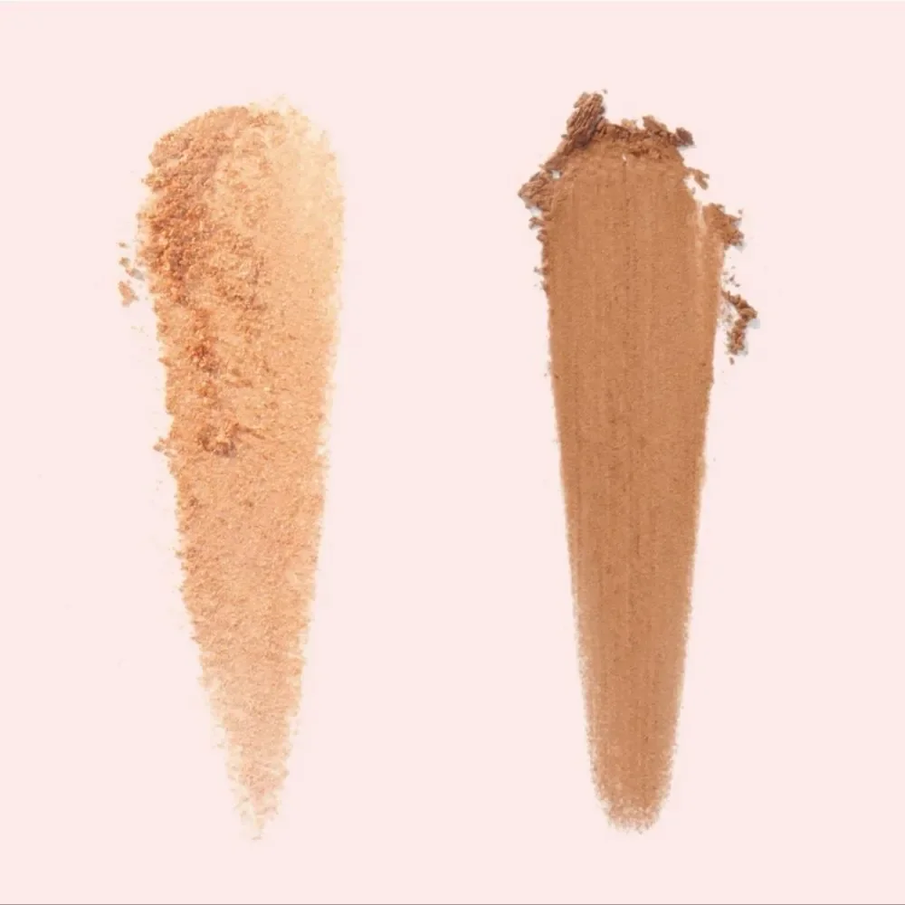 NIP Sophia + Mabelle Two Pretty Sunlit Sand Palette Duo Bronzer Highlight Combo